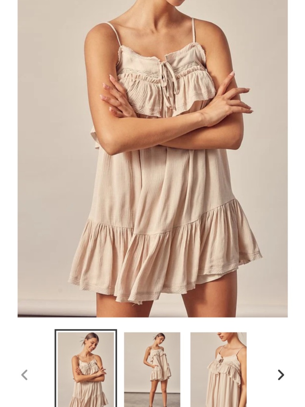 mustard seed Trendsetter Ruffle Dress, smalls. NEW!